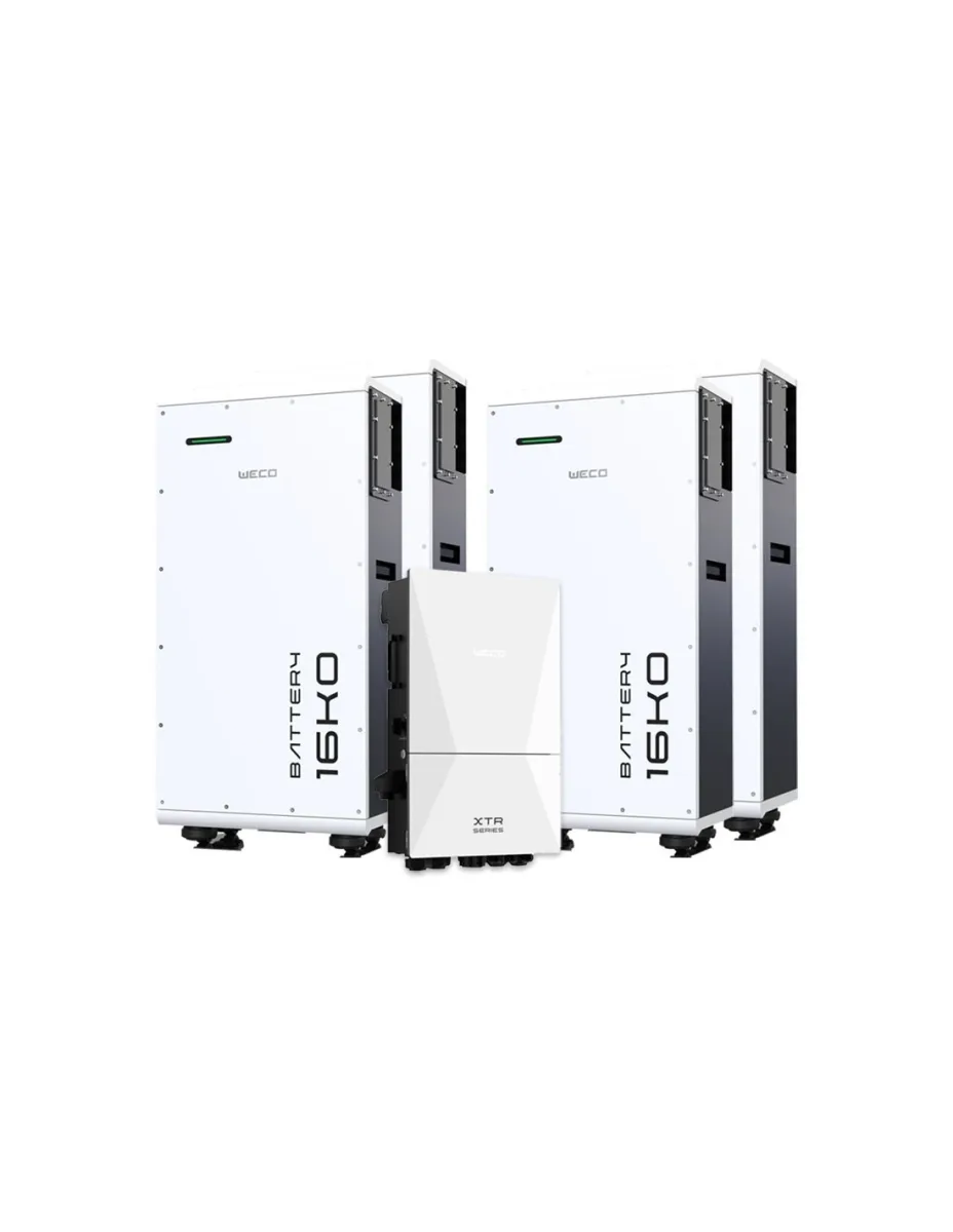 Sistema di accumulo trifase inverter Weco XTR-3 20kW batteria litio 64kWh Weco 16k0