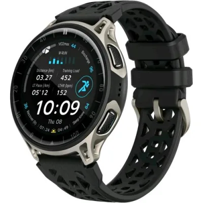 Amazfit Cheetah 2 Pro Smartwatch 48mm 1.32" Amoled Vetro Zaffiro GPS Running NFC Mappe Offline 5 Atm 170+ Sport Titanium