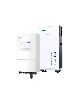 Sistema di accumulo monofase inverter 6kW Solis batteria al litio 16kWh Weco 16K0 LV