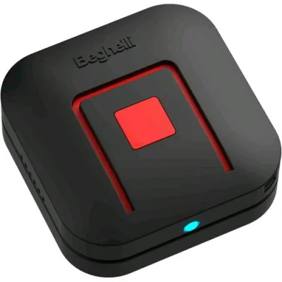 Beghelli Salvavita Pocket Dispositivo di Telesoccorso Portatile, GSM Tascabile per Chiamate Rapide, Anziani, Nano SIM Card, GPS, Vivavoce, Sensore di Caduta Nero