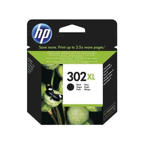 HP 302XL Cart. Ink Nero XL N.302 per DJ2130/1110 OJ3830/4650