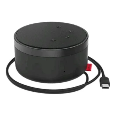 Lenovo Go Wired Speakerphone Vivavoce a Mani Libere Cablato USB-C 2 Microfoni Omnidirezionali Certificato per I Team Microsoft