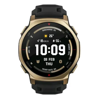 Amazfit T-Rex 3 Pro 44mm Smartwatch 1.32" Amoeld Wi-Fi GPS NFC Italia Black Gold