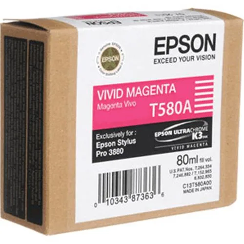 Epson T580A Tanica Magenta per Stylus Pro 3880 (C13T580A00)