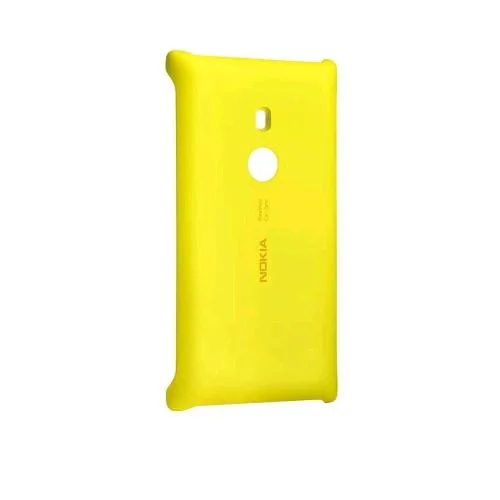 Nokia Accessori Nokia Lumia 925 Cover in Policarbonato con Ricarica Wireless Giallo