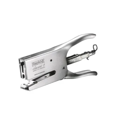 Rapid Ki Platinium Cucitrice a Pinza Caricamento Posteriore 50 Fogli Tipo Punte Serie 24/6 e 24/8 Cromata Satinata