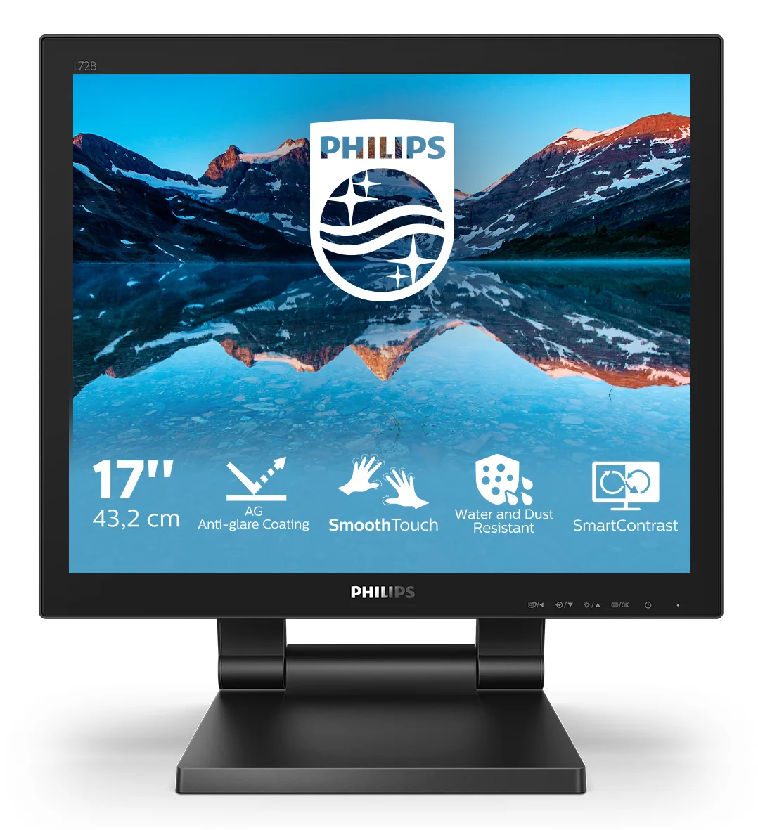 MON TOUCH 17 TN VGA HDMI DP 10TOCC DVI IP65 USB3.1 SMOOTHTOUCH 5:4