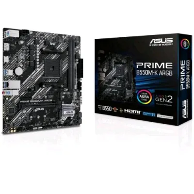 ASUS AMD B550 Prime B550M-K ARGB AM4