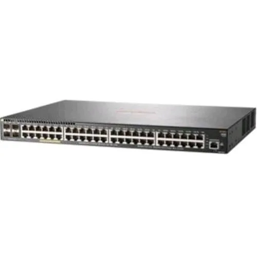 HPE ARUBA 2930F 48G POE+ 4SFP SWITCH GESTITO L3 48 x 10/100/1000 (PoE+) + 4 x Gigabit SFP (uplink) PoE+ (370 W) MONTABILE SU RACK