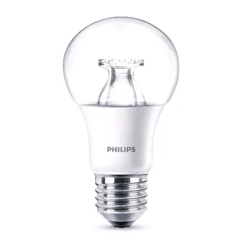 Philips LED60CLDIM Lampadina LED Dimmerabile Goccia Chiara 60WATT 8.5 W E27 Luce Calda