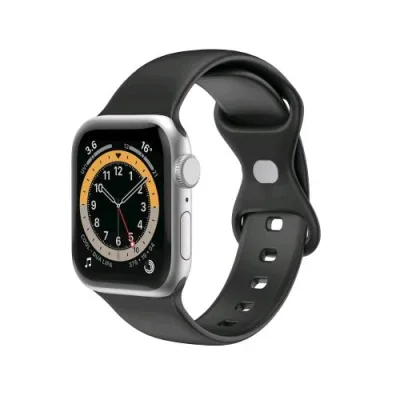 Celly Apple Watch Band 42/44/45mm Cinturino per Apple Watch in Silicone Nero