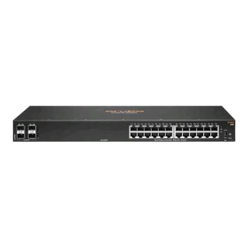 HPE ARUBA 6100 24G 4SFP+ SWITCH GESTITO L3 24 x 10/100/1000 + 4 x 1 Gigabit / 10 Gigabit SFP+ MONTABILE SU RACK