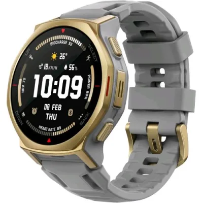 Amazfit T-Rex 3 Pro Smartwatch Outdoor 44mm Display Amoled in Zaffiro Torcia Integrata, Ghiera in Titanio GPS Dual-Band, Mappe Offline, fino a 17 Giorni di Autonomia, 10 Atm, 180+ Modalita' Sportive