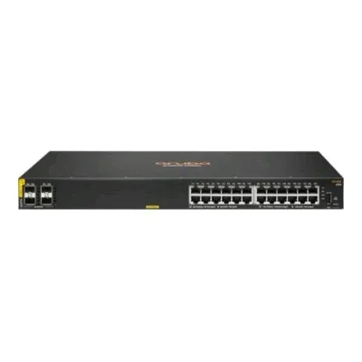 HPE ARUBA 6100 24G PoE Classe 4 4SFP SWITCH GESTITO L3 24 x 10/100/1000 + 4 x 1 Gigabit / 10 Gigabit SFP+ PoE+ (370 W)