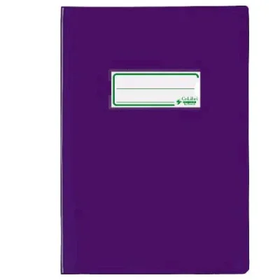 Favorit Colibri Copriquaderno in Polietilene 180 MY 210X150 mm A5 Finitura Laccata Lucida Viola Conf 24 Pz.
