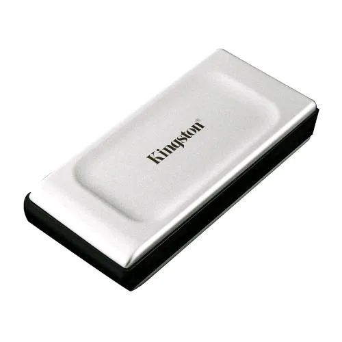 Kingston XS2000 SSD 4000GB Portatile USB Type-C 3.2 Velocita' di Lettura 2000 MB/S Velocita' di Scrittura 2000 MB/S Nero Silver