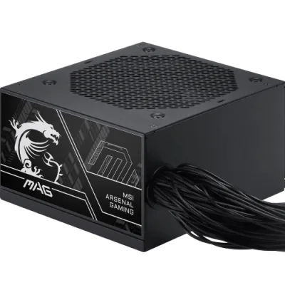 Msi Pro Mag A650BN Alimentatore 650 W 80 Plus Bronze Compatibile GPU GPU Pcie 5.1 Cavi Goffrati ATX 3.1 Nero