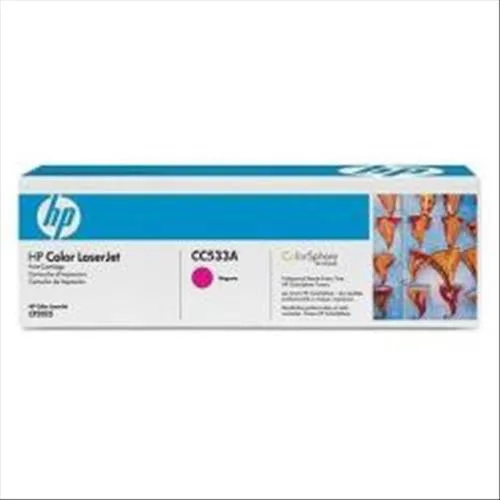 HP 304A Toner Magenta per Color Laserjet CP2025-CP2025N-CP2025DN/Laserjet CM2320NF-CM2320FXI Garanzia Italia (CC533A)