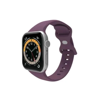 Celly Apple Watch Cinturino in Morbido Silicone Compatibile con Apple Watch 38/40/41 mm Viola