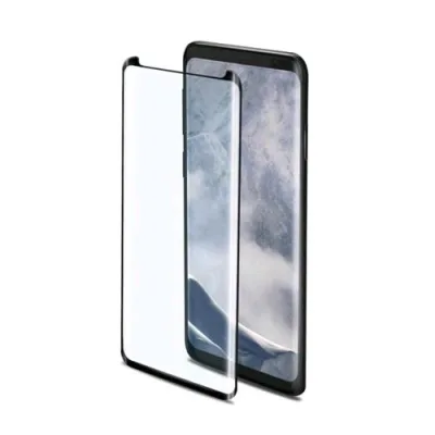 Celly Samsung Galaxy S9 3D Glass Proteggi Schermo in Vetro Black