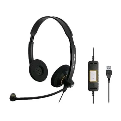 Sennheiser Impact SC 60 USB ML Cuffie Ad Archetto con Microfono Colore Nero