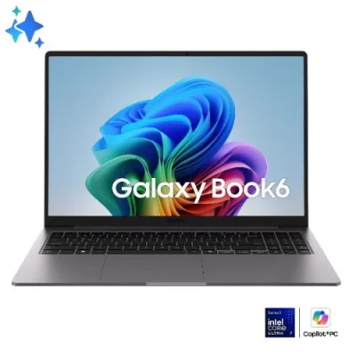 Samsung Galaxy BOOK6 Ee NP764BJG-KG1IT Copilot + PC 16" Intel Core Ultra 7 355 RAM 16GB-SSD 512GB NVMe-Intel Graphics-Wi-Fi 6E + Gigabit LAN-Win 11 Prof Grigio