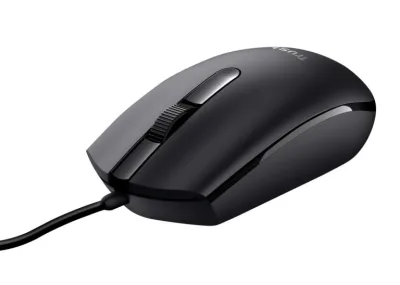 Trust 24271TRS Mouse Basy Ottico 1.200 DPI a Filo USB 3 Pulsanti Colore Nero