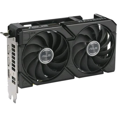 ASUS Dual AMD Radeon RX 9060 Scheda Grafica 8GB GDDR6 Pcie 5.0 Ventole Axial Tech Nero