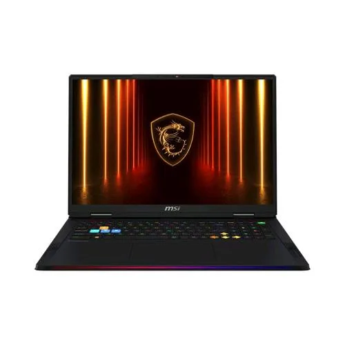 Msi Raider 18 HX ai A2XWJG-854XIT 18" UHD+ Mini LED 120Hz Intel Core Ultra 9 285XH RAM 32GB-SSD 2TB NVMe-Nvidia Geforce RTX 5090 24GB-Wi-Fi 7 + 2.5G Ethernet (9S7-182462-854)
