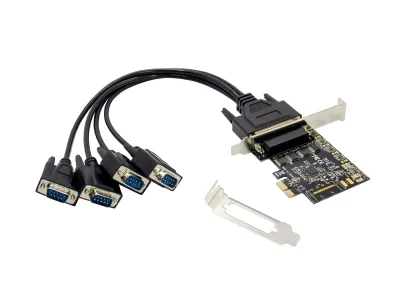 SCHEDA PCI-E 4 SERIALI RS232 DB9