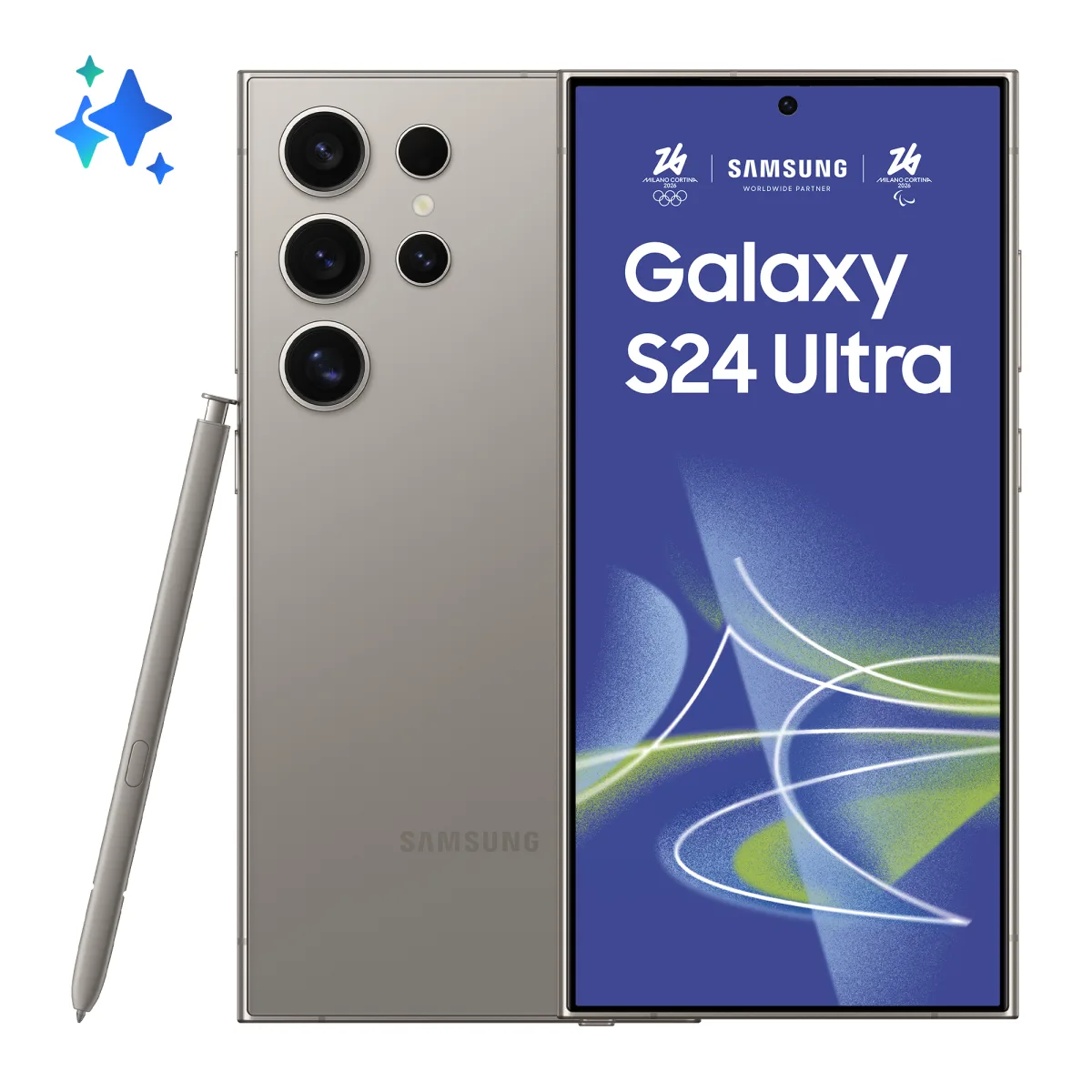 SM SAMSUNG GALAXY S24 ULTRA GRAY EU 6,8 12+256GB 5G TITANIUM GRAY EU