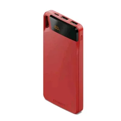Cygnett Boost Power Bank 10.000mAh Ingresso USB-C - Uscite 2 USB-A + 1 USB-C Rosso