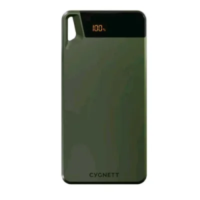 Cygnett Boost Power Bank 10.000mAh Ingresso USB-C - Uscite 2 USB-A + 1 USB-C Verde Militare