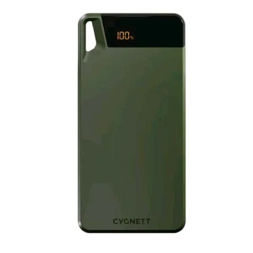 Cygnett Boost Power Bank 10.000mAh Ingresso USB-C - Uscite 2 USB-A + 1 USB-C Verde Militare
