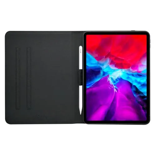 Celly Samsung Galaxy Tab A9 Bookband Custodia a Libro Funzione Stand Alloggiamento S Pen Banda Elastica di Chiusura della Custodia Nero