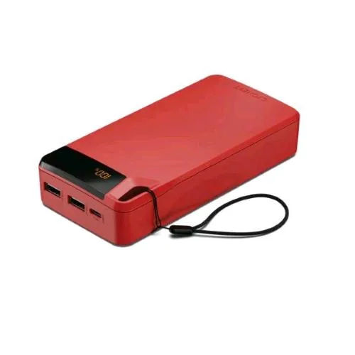 Cygnett Boost Power Bank 20.000mAh Ingresso USB-C - Uscite 2 USB-A + 1 USB-C Rosso