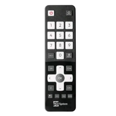 Telesystem Telecomando Semplificato per TV Telesystem Smart con Sistema Vidaa
