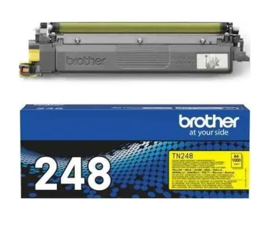 Brother TN-248Y Toner Giallo per HLL3220CW - HLL3240CDW - DCP-L3520CDWE - DCPL3560CDW - MFCL3760CDW - HLL8230CDW - MFCL8340CDW - HLL8240CDW - MFCL8390CDW 1.000 Pagine
