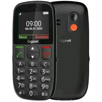 Gigaset GL395 2.2" Senior Phone 2G Tasto Sos Italia Nero