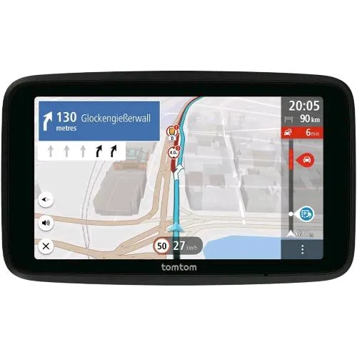 TomTom Tom Tom Go Professional 6 Navigatore per Camion e Bus 6" Mappe Europee e Info Sul Traffico in Tempo Reale.wi-Fi Progettato per Camion e Veicoli di Grandi Dimensioni