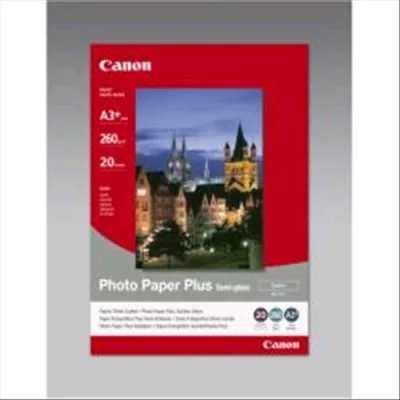 Canon SG-201 Carta Fotografica Formato A3+ Bianco Semi Lucido Conf 20 Fogli