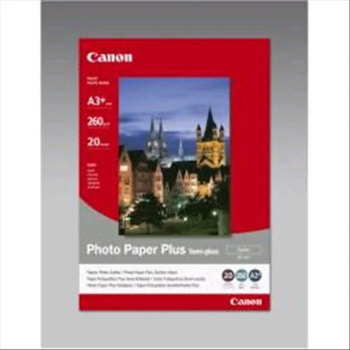 Canon SG-201 Carta Fotografica Formato A3+ Bianco Semi Lucido Conf 20 Fogli