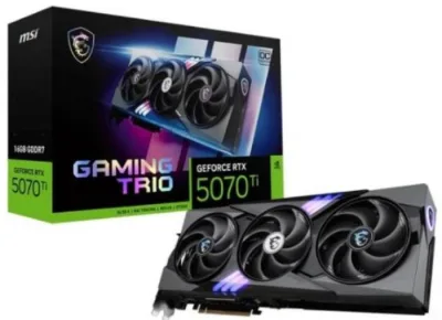 VGA MSI RTX 5070TI GAMING TRIO OC 16GB GDDR7 256BIT 1H/3DP
