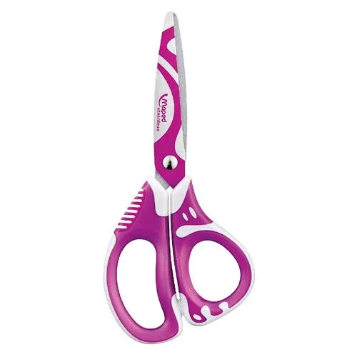 Maped Forbici Zenoa Fit per Carta Lame Colorate 13 cm Colori Assortiti