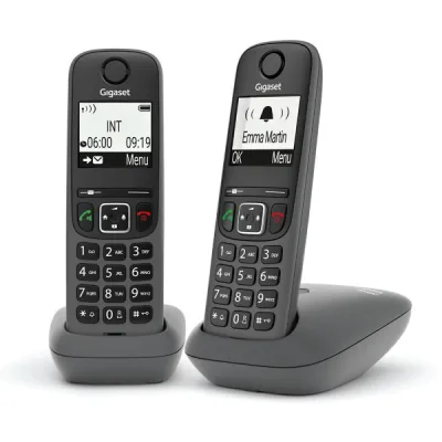 Gigaset As 490 Duo Black Cordless DECT + Aggiuntivo