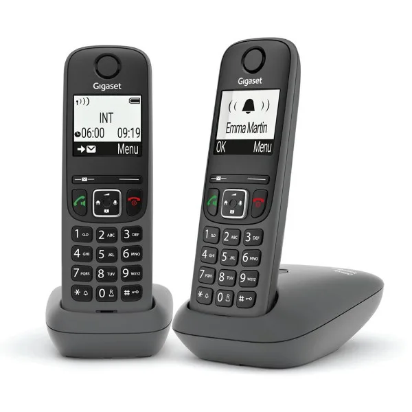 Gigaset As 490 Duo Black Cordless DECT + Aggiuntivo