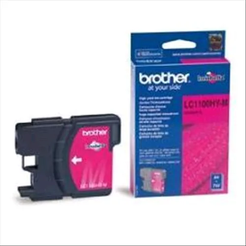 Brother LC-1100HYM Cartuccia Ink-Jet Magenta Alto Rendimento 750 Pag per MFC 5890CN/6490CW/DCP6690CW