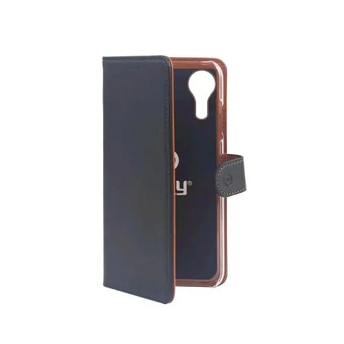Celly Samsung Galaxy Xcover 5/Xcover 5 Enterprise Edition Wally Case Custodia a Portafoglio in Similpelle Black