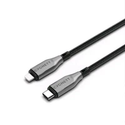 Cygnett Cavo Adattatore da Lightning a USB-C 50 cm Nero
