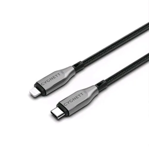 Cygnett Cavo Adattatore da Lightning a USB-C 50 cm Nero